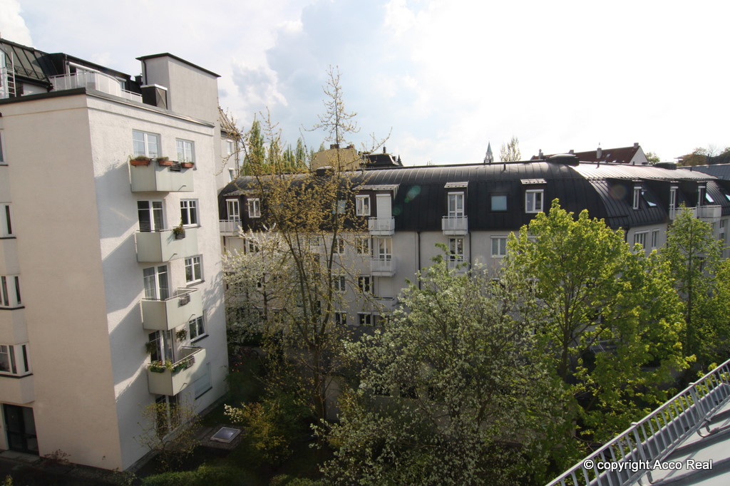 Blick vom Balkon